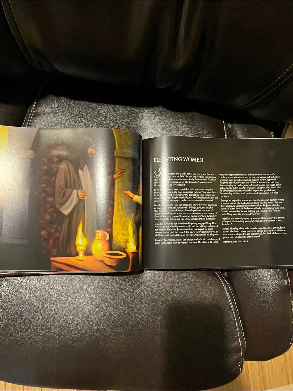 A Man Like No Other: The Illustrated Life of Jesus Hardcover w/ Dust Jacket, NEW